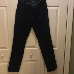 Lands end mid rise straight jean